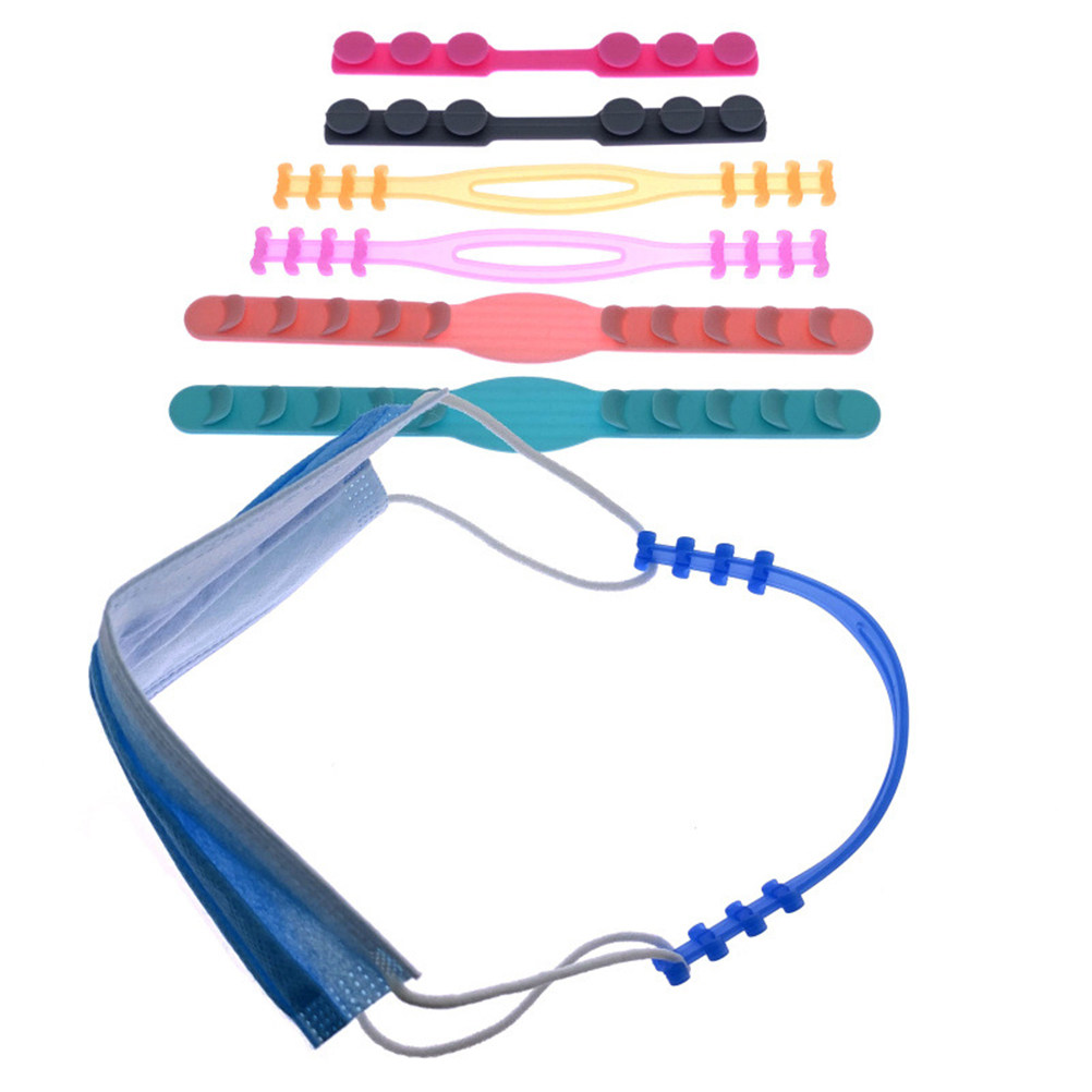 Silicone Mask Bracket - 6 قطع من خطافات الأذن المضادة