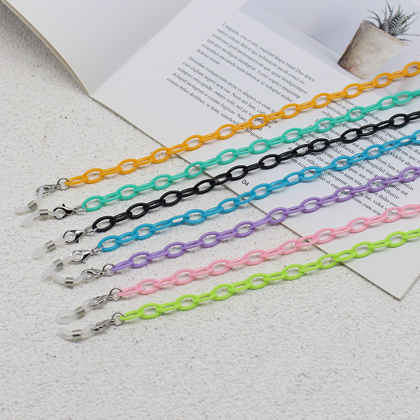 Mask Chain Holder - قناع نظارات أكريليك ملون حبل قصير