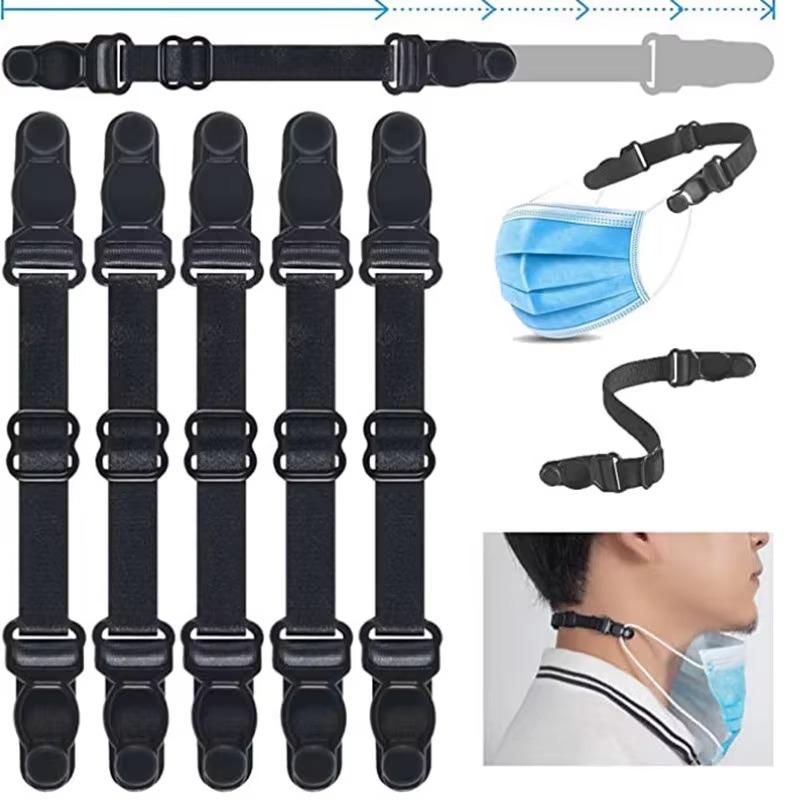 Mask Ear Saver Strap - 5 قطعة قناع قابل للتعديل تمديد