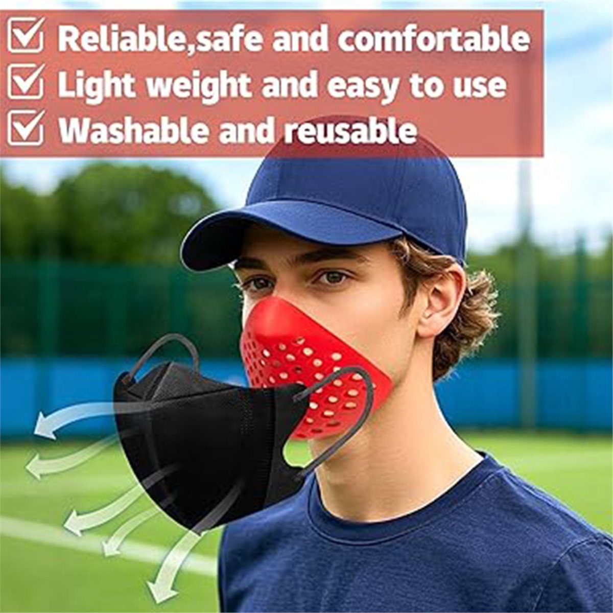 Silicone Mask Bracket - 4 قطع من دعامات قناع السيليكون