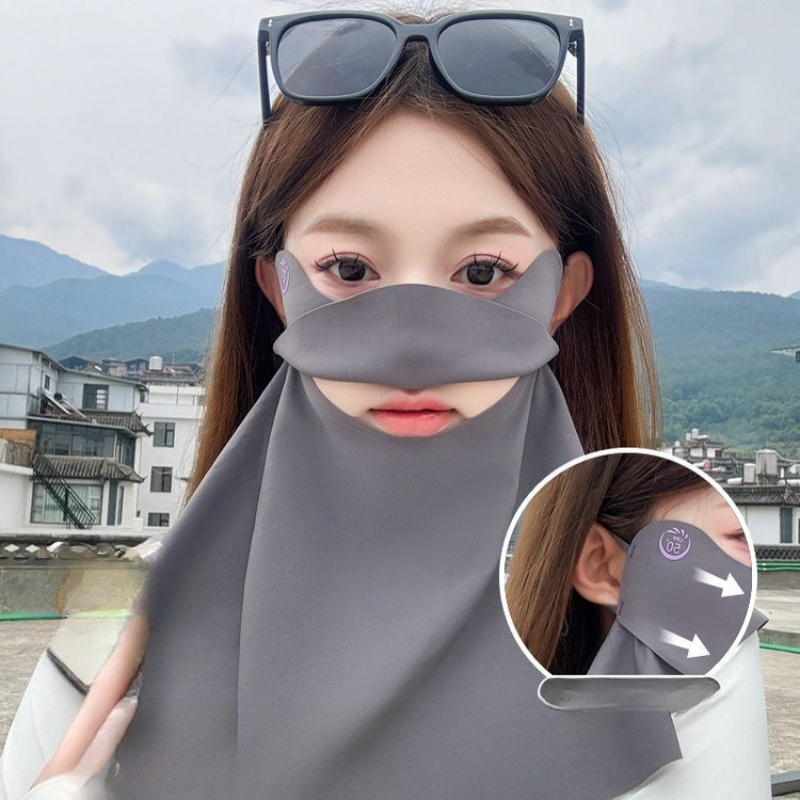 قناع من الحرير الجليدي لحماية  - مراجعة Sports Mask Breathable وسعره