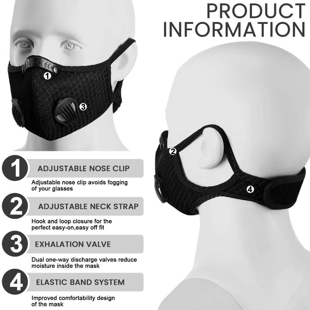 قناع تنفس مريح قابل للتعديل مع - مراجعة Dust Mask Construction وسعره
