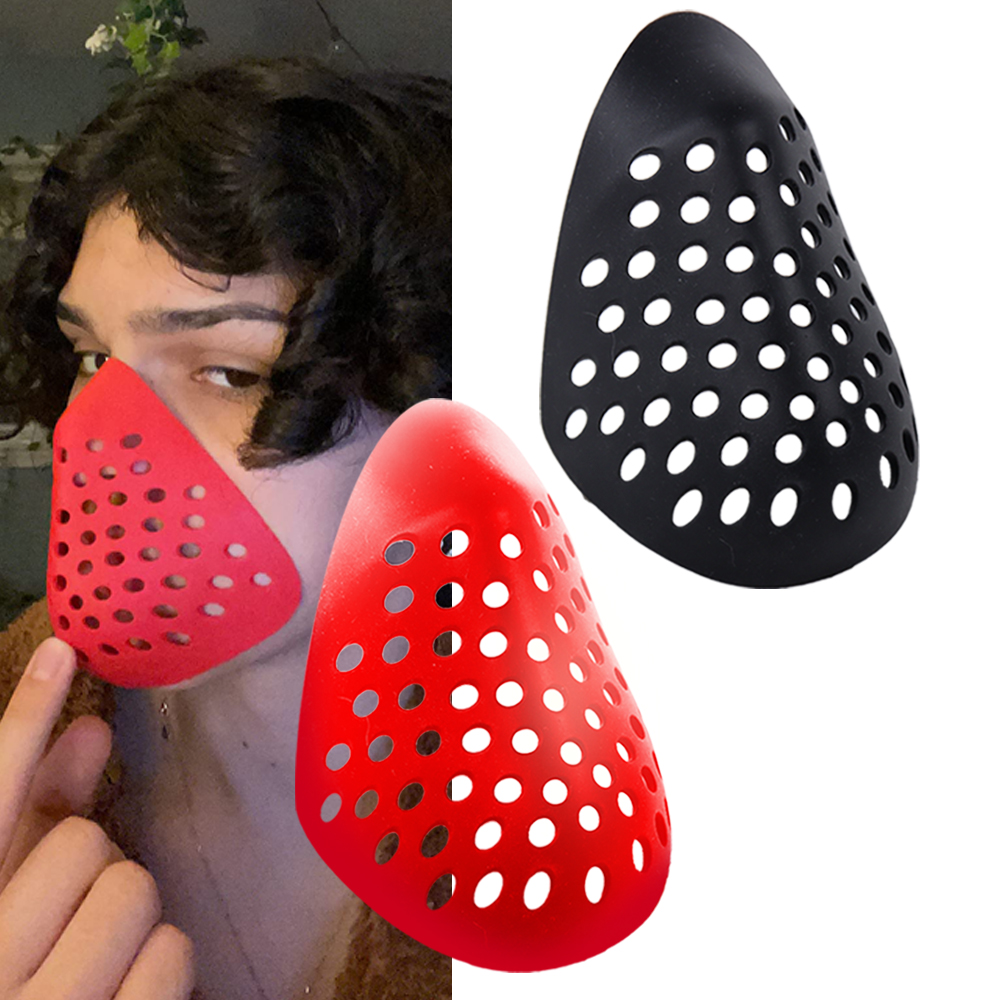 نصف الوجه قوس قناع السيليكون ت - مراجعة Silicone Mask Bracket وسعره