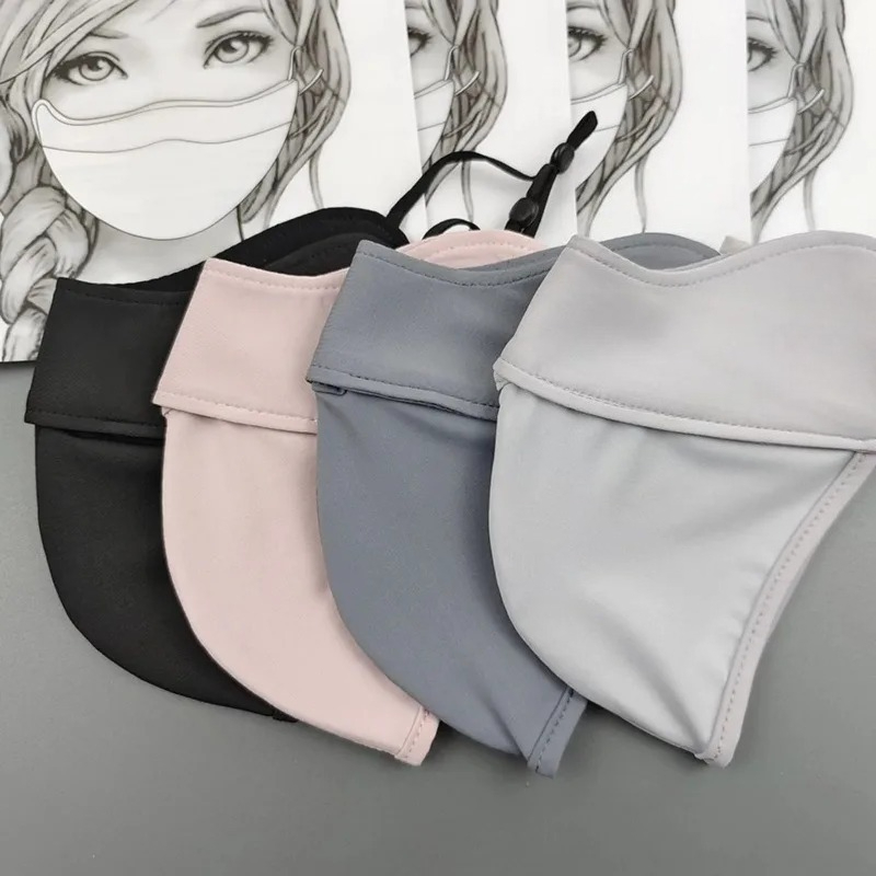 قناع وجه من الحرير الجليدي الص - مراجعة Sports Mask Breathable وسعره