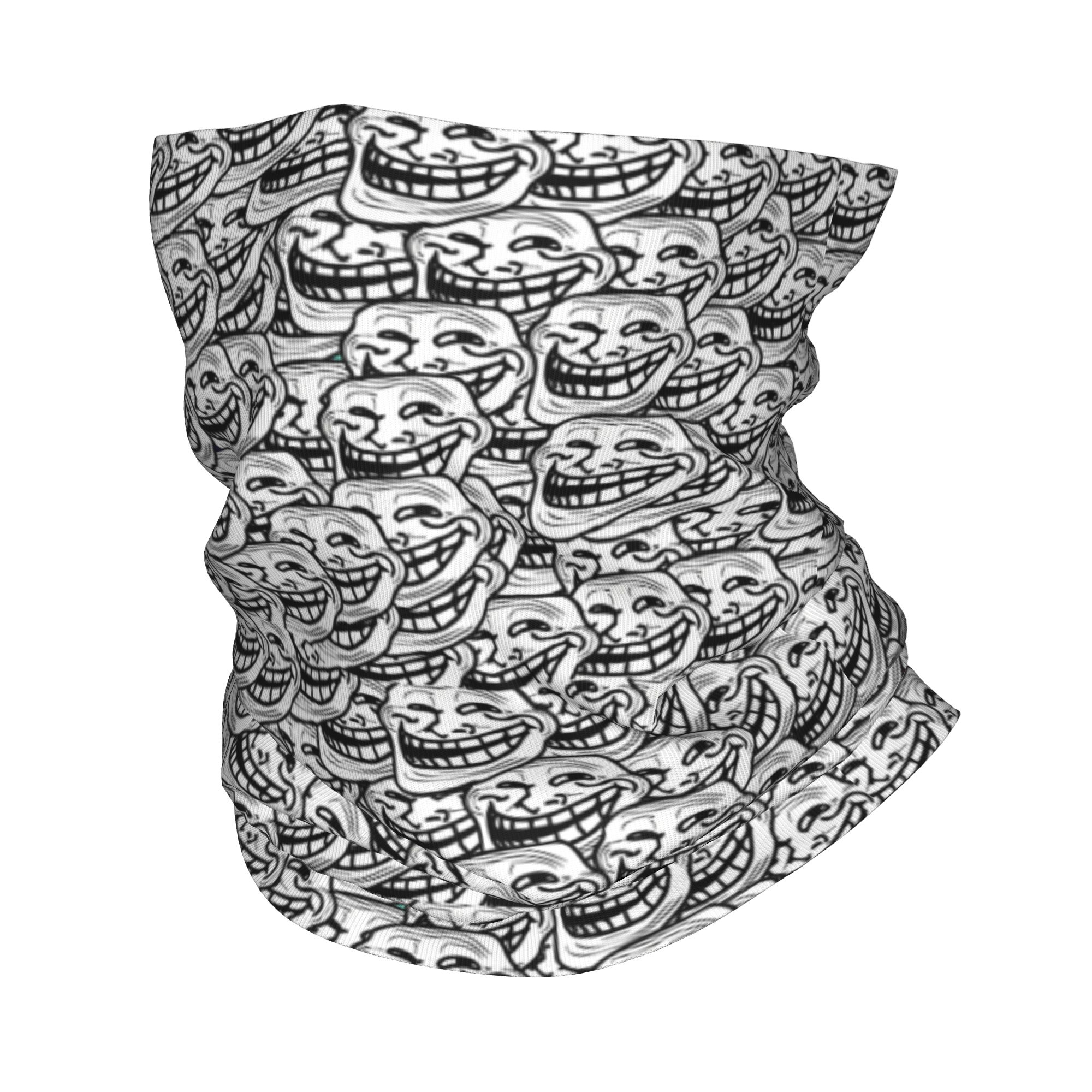 مضحك أنيمي ترول وجه كويست فيدي - مراجعة Neck Gaiter Face Cover وسعره