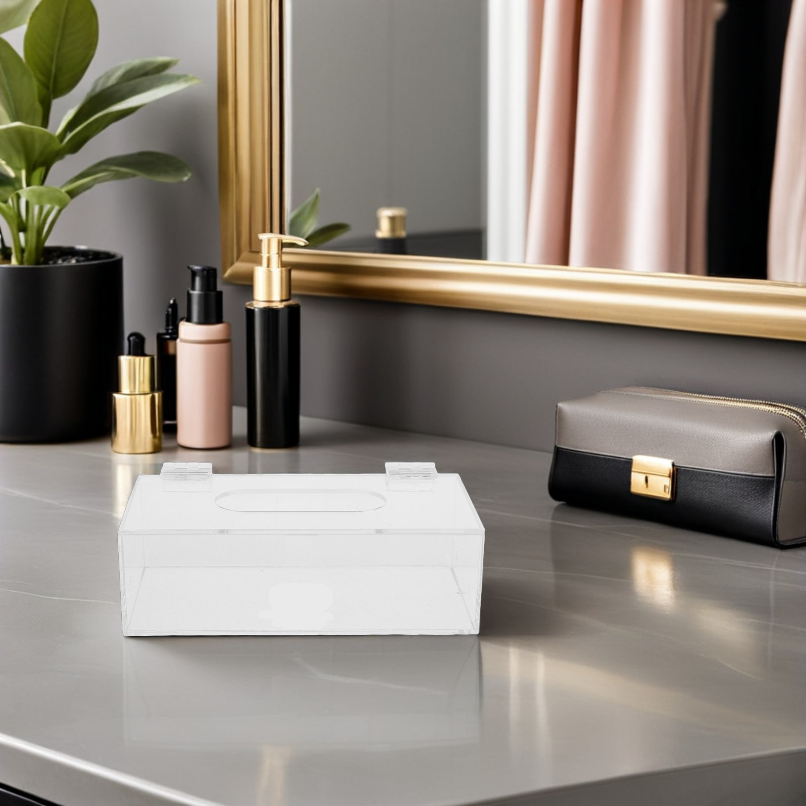 صندوق تخزين شفاف من الأكريليك  - مراجعة Face Mask Storage Box وسعره