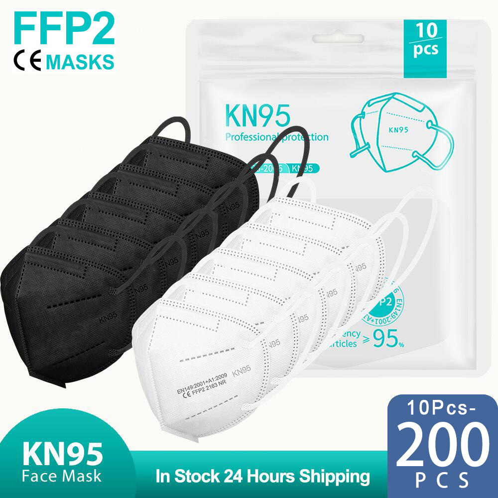 10-200 قطعة mascarillas fpp2 أ - مراجعة Disposable Surgical Mask وسعره