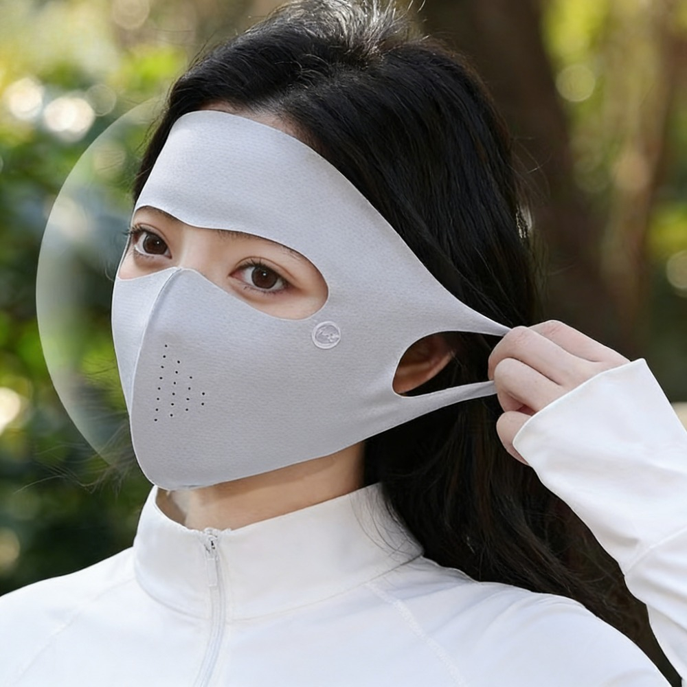 قناع وجه من الحرير الجليدي للح - مراجعة Sports Mask Breathable وسعره