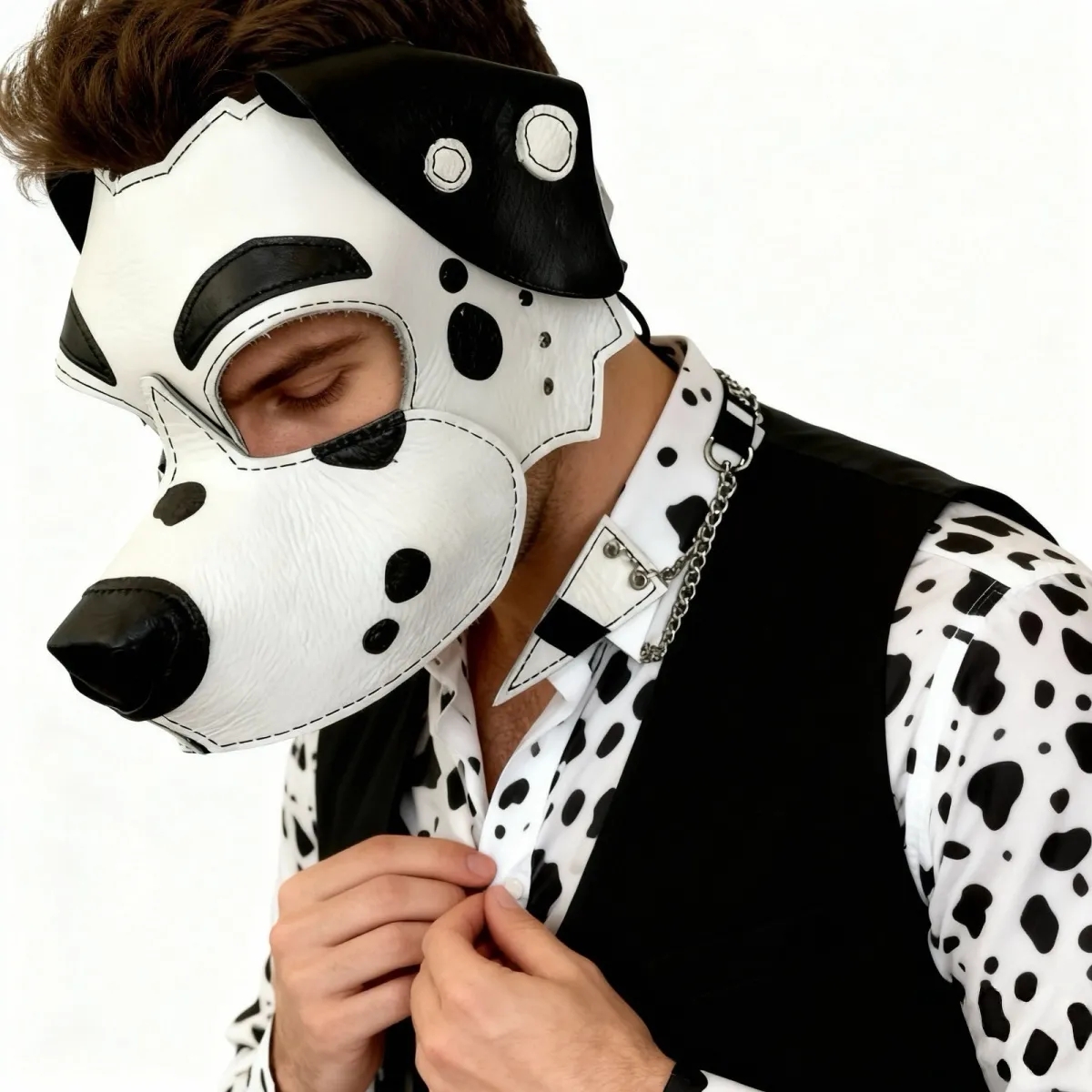 قناع نصف وجه من الجلد على شكل  - مراجعة Respirator Half Face وسعره