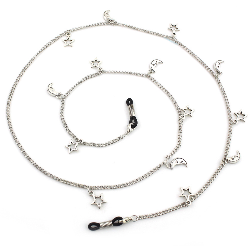 2021 خمر موضة فضة نظارات شمسية - مراجعة Mask Chain Holder وسعره