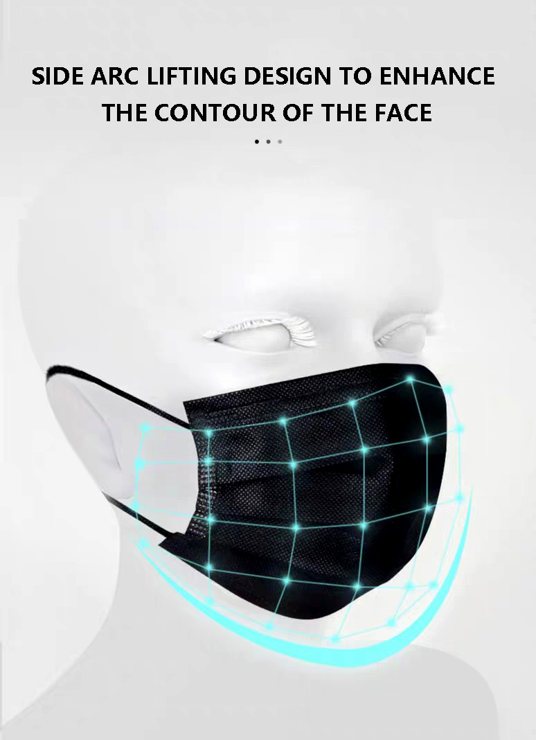 10/50/100/200 قطعة قناع غير قا - مراجعة Disposable Mask Blue وسعره