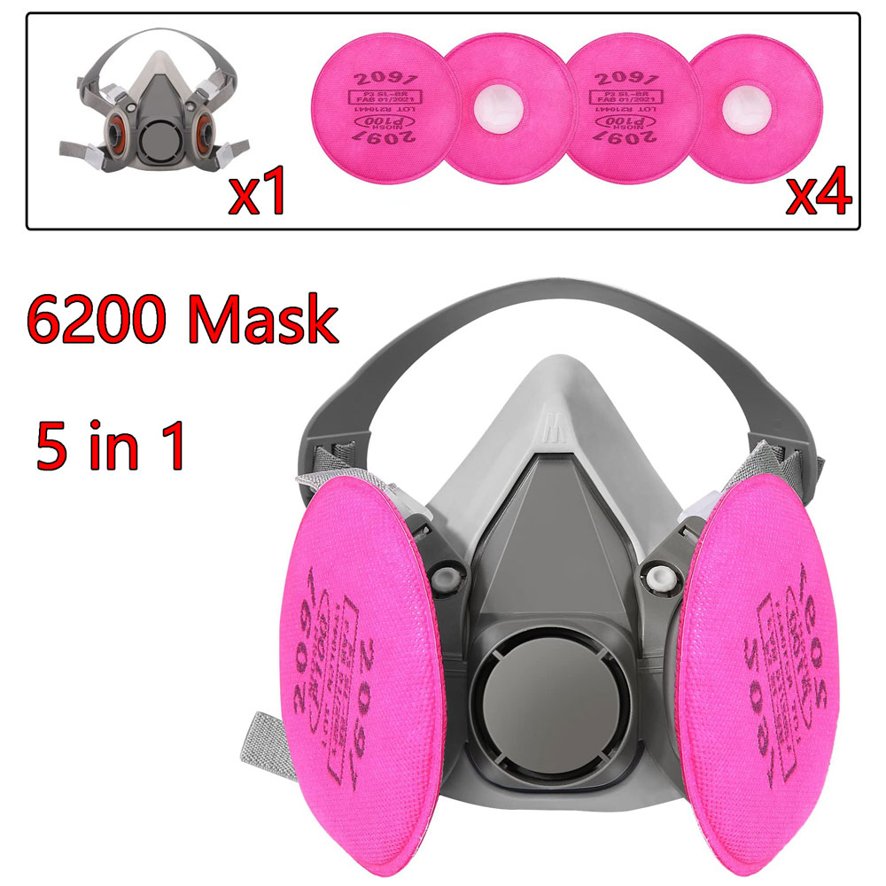 قناع غاز 6200 مع علبة خراطيش 6 - مراجعة Face Mask Storage Box وسعره