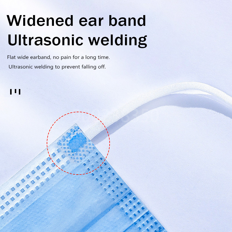 10-500 قطعة يمكن التخلص منها ل - مراجعة Disposable Mask Blue وسعره